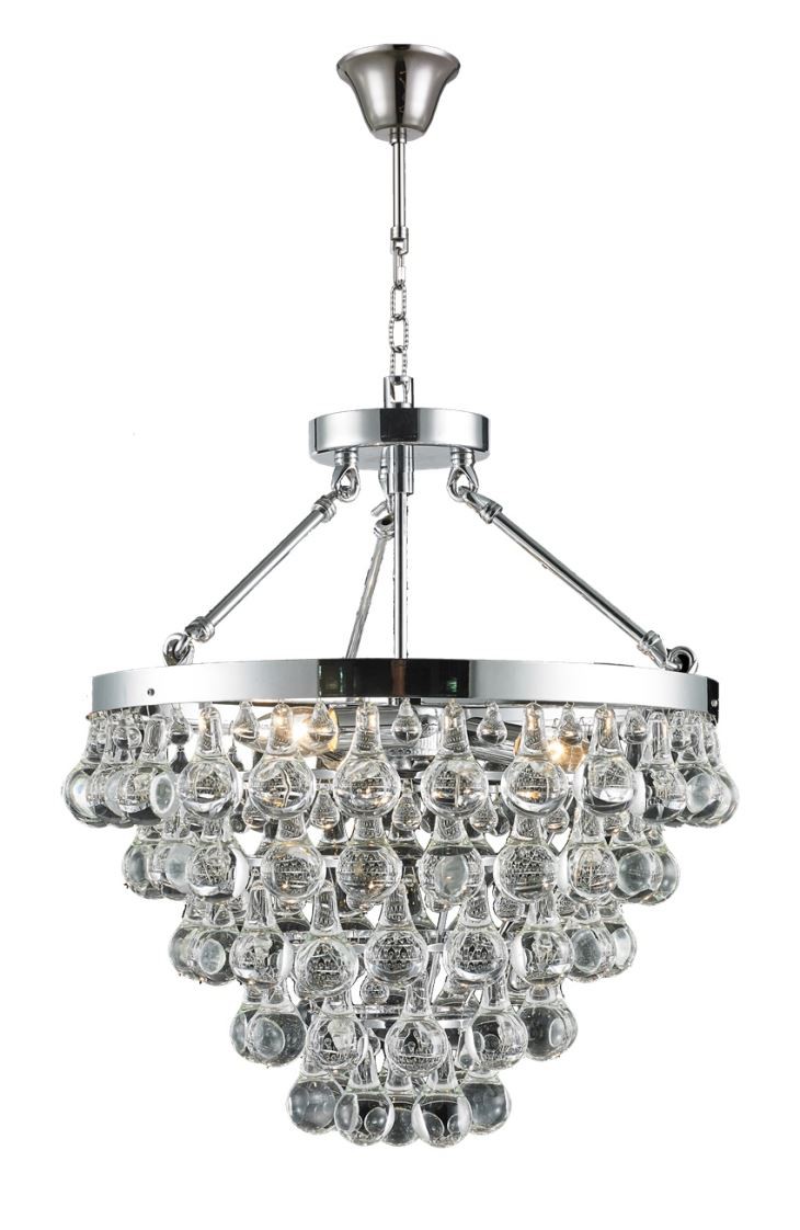 Moderne stil krystal pendellamper med regndråbe krystal til hjemmet